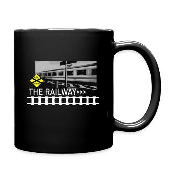 THE RAILWAY - Full Colour Mug - black - Right