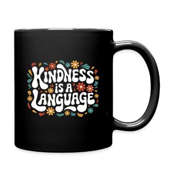 Altruisme Don désintéressé Donner d’école - Mug uni - noir - Droite