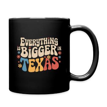 Texas State Texans Texas - Full Colour Mug - black - Right