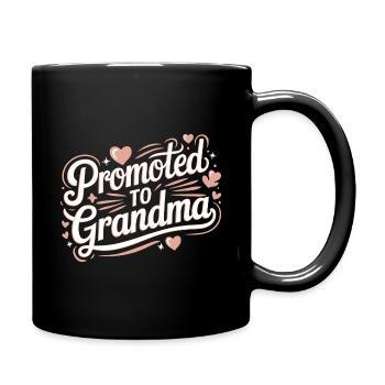 Grandma Grandmother Mother's Day Family - Full Colour Mug - black - Right