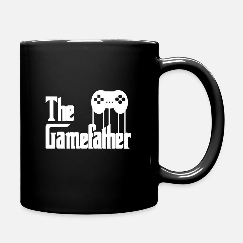 The Gamefather Gamer Gaming Videospiele Controller - Tasse einfarbig - Schwarz