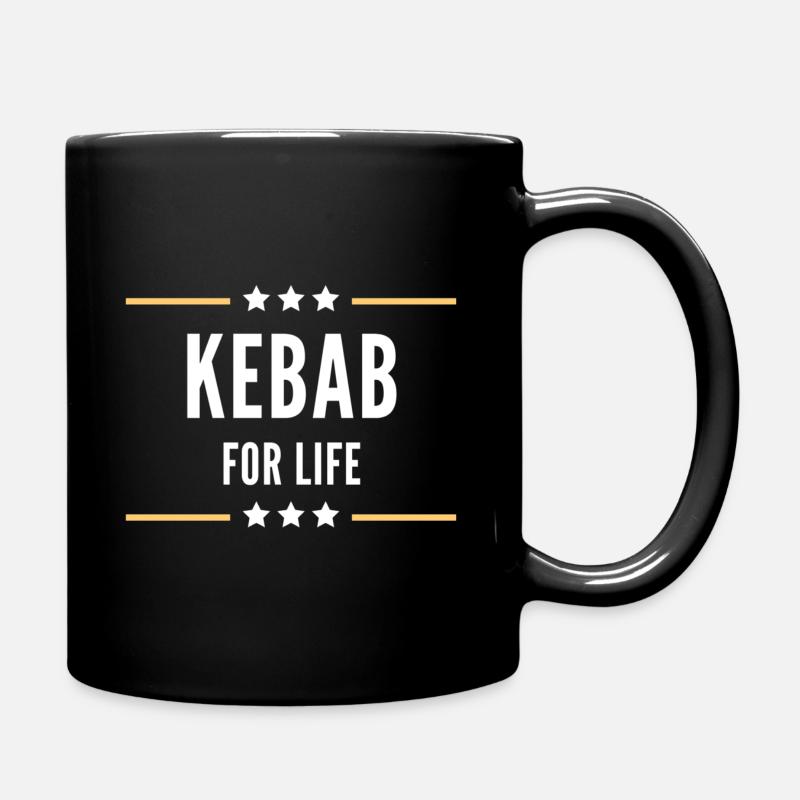 Kebab for life - Mug uni - noir
