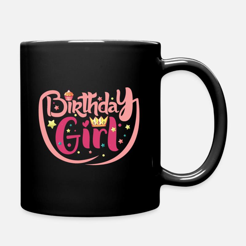 Birthday Girl - Tasse einfarbig - Schwarz