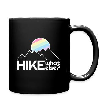 Bergsteigen Bergsteiger Bergsport Wandern Design - Tasse einfarbig - Schwarz - Rechts