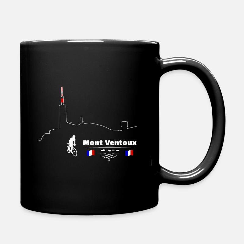 Rennrad Mont-Ventoux, einer unserer Bestseller - Tasse einfarbig - Schwarz