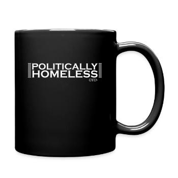 Politically Homeless - Full Colour Mug - black - Right
