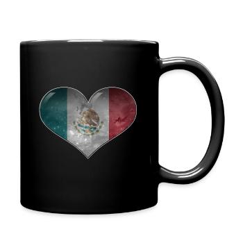 The heart of Mexico - Full Colour Mug - black - Right