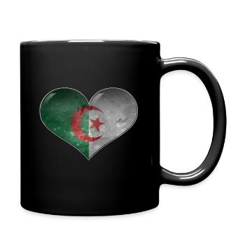 Algeria-Heart - Full Colour Mug - black - Right