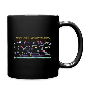 video - Mug uni - noir - Droite