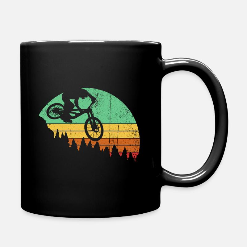 Mountainbike - Tasse einfarbig - Schwarz