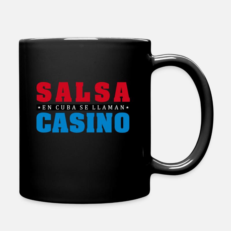 casino - Tasse einfarbig - Schwarz
