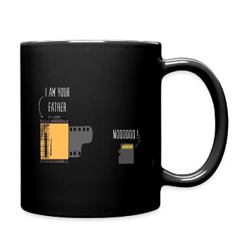 Funny Photography Film Father of SD Card - Full Colour Mug - black - Right