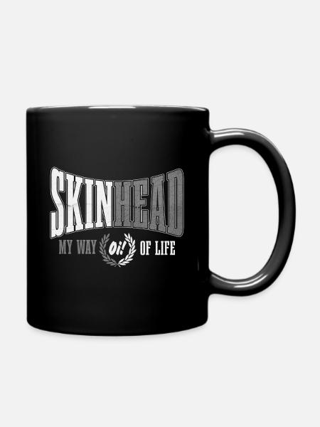 Oi Skinhead - Tasse einfarbig - Schwarz