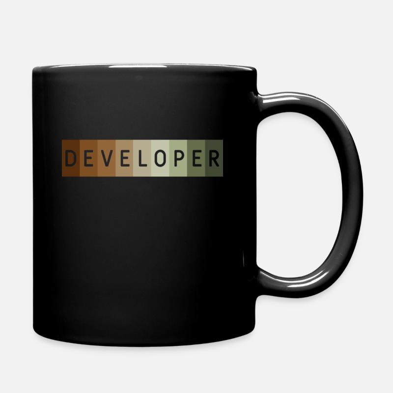 Developer - inscription - Full Colour Mug - black