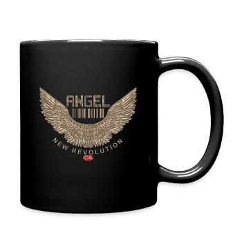 Engelsflüge, Angel's Grace, Guardian Wings, Fly - Tasse einfarbig - Schwarz - Rechts