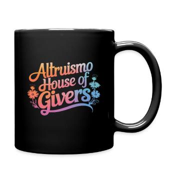 Altruisme Don désintéressé Donner d’école - Mug uni - noir - Droite