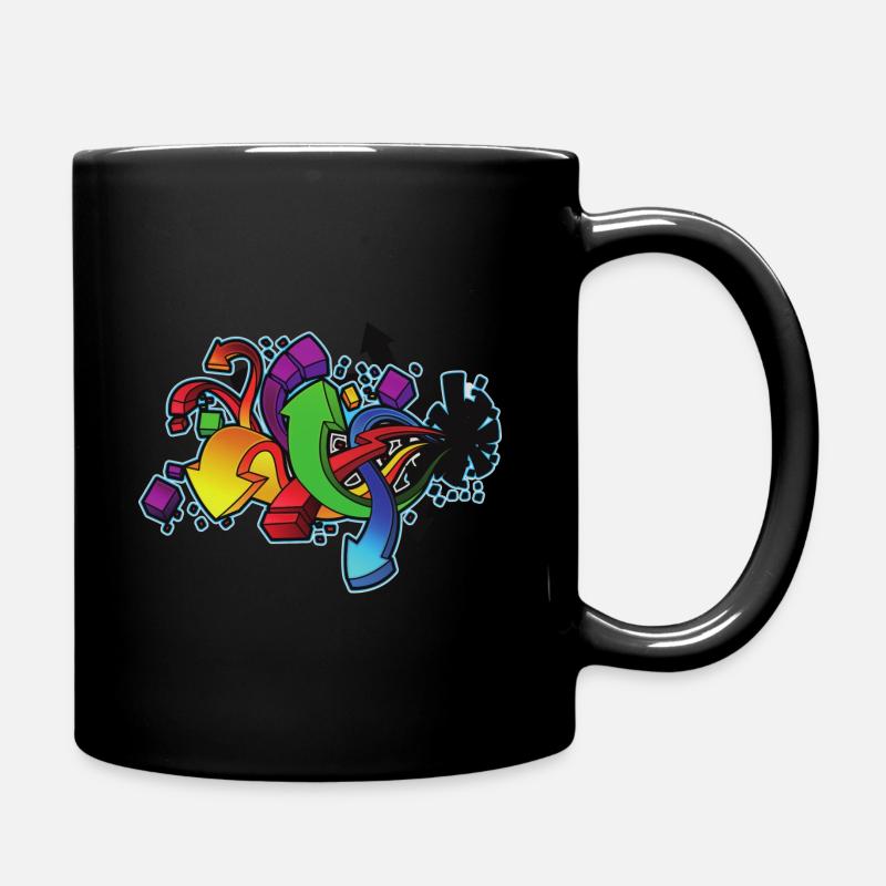 Flèche Graffiti par Freepik - Mug uni - noir