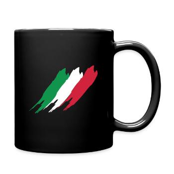 DRAPEAU ITALIE - Mug uni - noir - Droite