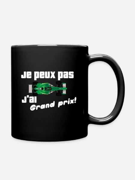 Je peux pas j'ai grand prix - Mug uni - noir