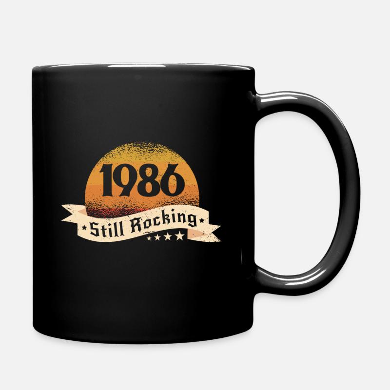 1986 - Tasse einfarbig - Schwarz