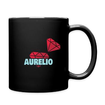 Diamant Edel Kostbar Brilliant Aurelio - Tasse einfarbig - Schwarz - Rechts