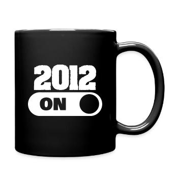 2012 - Tasse einfarbig - Schwarz - Rechts