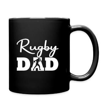 Dad Rugby - Full Colour Mug - black - Right