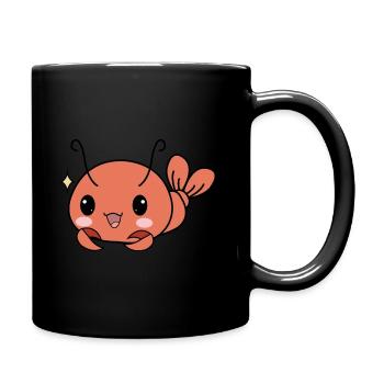 Clawie le homard - Mug uni - noir - Droite
