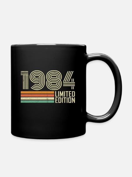 1984 Vintage Vintage Retro Cadeau d’anniversaire - Mug uni - noir
