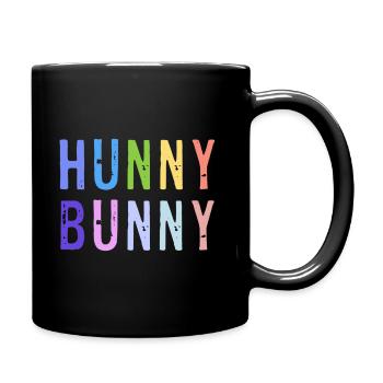 Lapin au miel - Mug uni - noir - Droite
