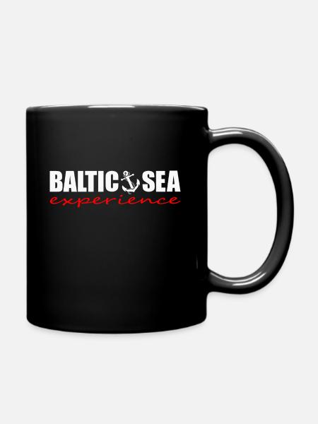 Ancrage logo blanc / rouge BALTIC SEA EXPERIENCE - Mug uni - noir