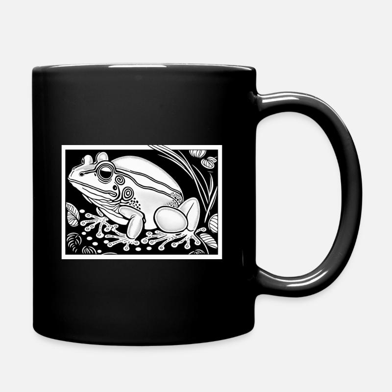 Grenouille dans la chance - Mug uni - noir