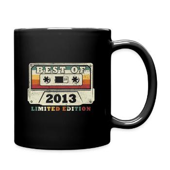 Das Beste des Jahres 2013 Jubiläum 2013 - Tasse einfarbig - Schwarz - Rechts