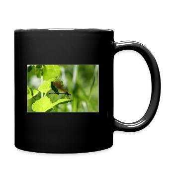 Weibliche Calopterix-Mönchsjungfer - Tasse einfarbig - Schwarz - Rechts