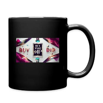 Kaufen Sie den Dip – Mindset Trading - Tasse einfarbig - Schwarz - Rechts