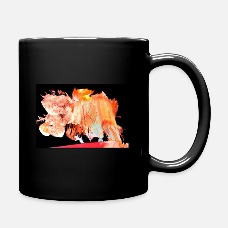 Orange ist das neue Blau - Tasse einfarbig - Schwarz