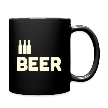 Beer Lovers - Full Colour Mug - black - Right