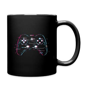 Controller Gaming - Full Colour Mug - black - Right