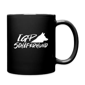 IGP German Shepherd White - Full Colour Mug - black - Right