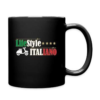 Italie, Italien, Italia, Lifestyle I Love Italy - Mug uni - noir - Droite