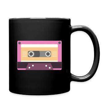 lesbian record - Full Colour Mug - black - Right