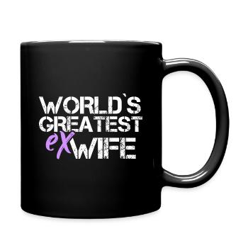 Divorce Separation Divorce Divorce Party - Full Colour Mug - black - Right