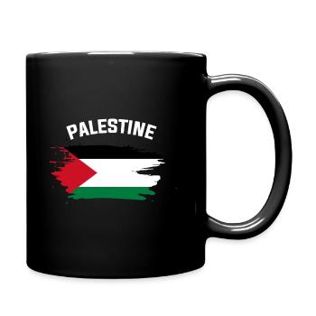Palästina - Tasse einfarbig - Schwarz - Rechts