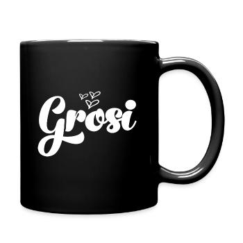 Beschts Grosi Oma Schweiz Lieblingsoma Beste Omi - Tasse einfarbig - Schwarz - Rechts