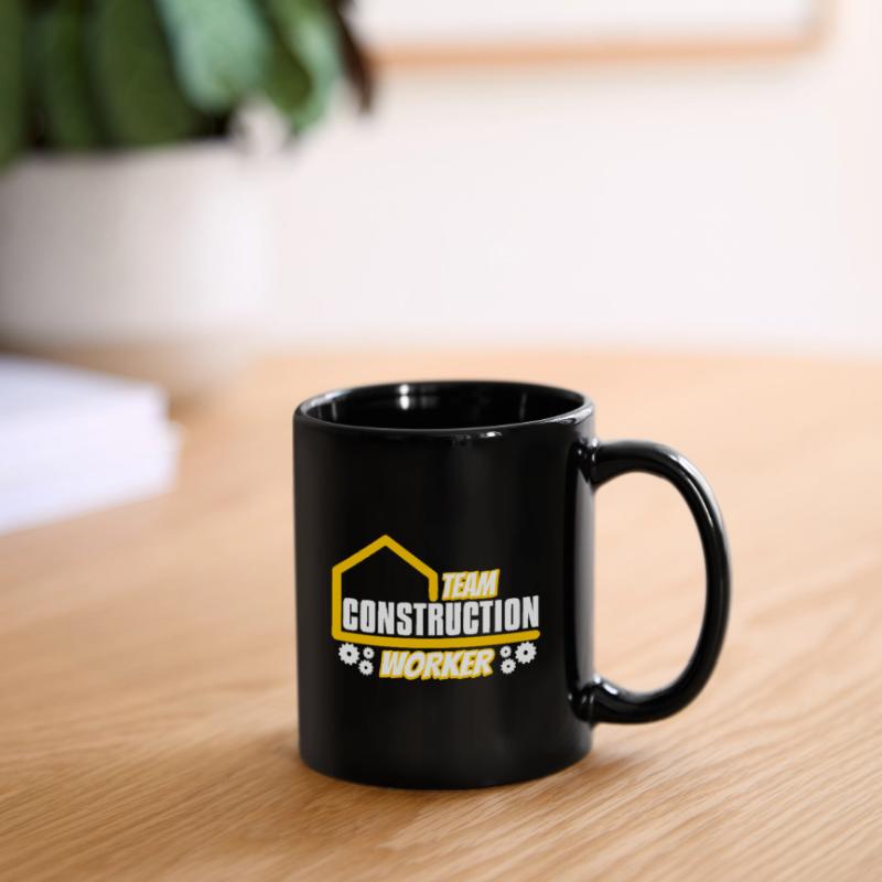 Équipe de travailleurs de la construction Construction de maisons Aide-client Mug uni