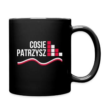 Polen Polska polnisch polnischer Spruch Was guckst - Tasse einfarbig - Schwarz - Rechts