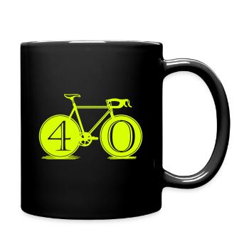 birthday bikes - Full Colour Mug - black - Right