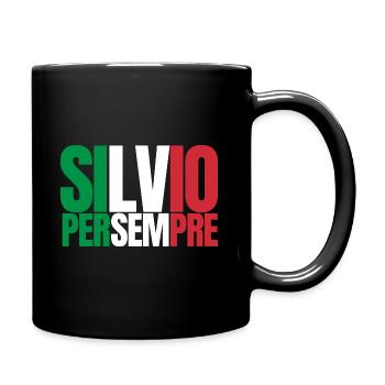 Silvio per sempre - Mug uni - noir - Droite