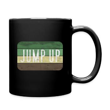 Crossbreed DNB Drum N Bass - Eine Retro-Jungliste - Tasse einfarbig - Schwarz - Rechts