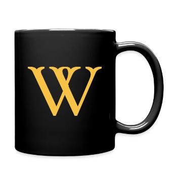 W - Tasse einfarbig - Schwarz - Rechts